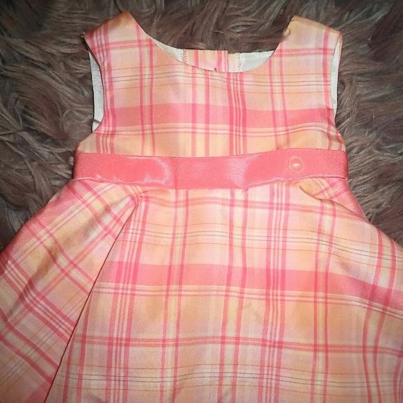 GOOD LAD DRESS SPRING EASTER PINK FULL LAYERED TWIRL TIERED~GIRLS SIZE 12M 12 MO - Picture 3 of 4